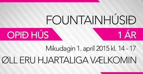 1 ára føðingardagin hjá Fountainhúsinum