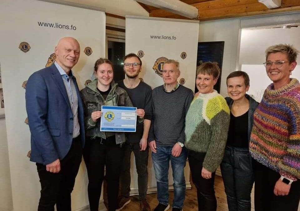 Peningagávu frá Lions Club