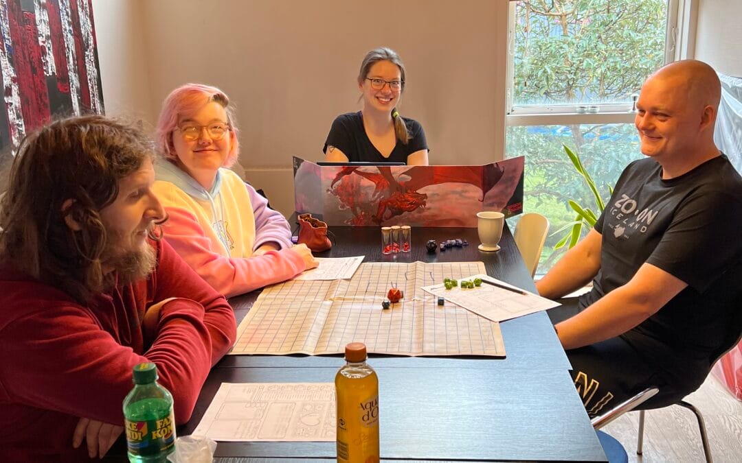 Dungeons & Dragons(D&D) í Fountainhúsinum.